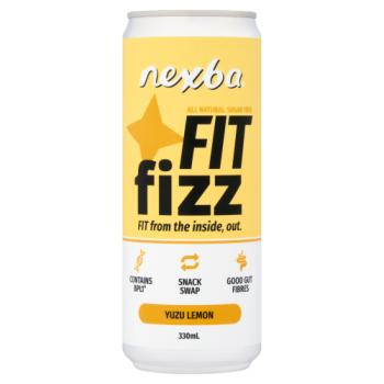 Nexba Fit Fizz Yuzu Lemon 330ml
