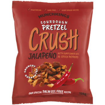Munchkings Sourdough Pretzel Crush Jalapeño 125g