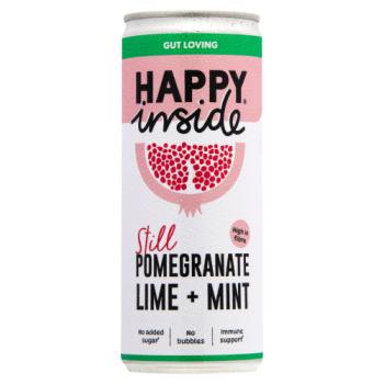 Happy Inside Still Pomegranate Lime + Mint 250ml