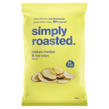 Simply Roasted Mature Cheddar & Red Onion Flavour 93g