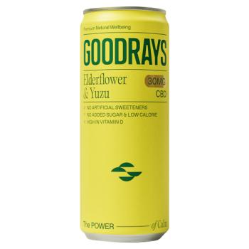 Goodrays 30mg CBD Elderflower & Yuzu 250ml