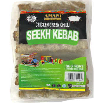 Amani Chicken Green Chilli Seekh Kebab 840g PM