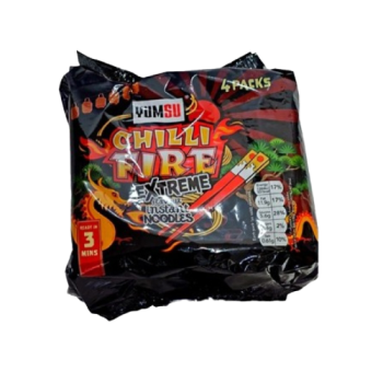 Yumsu Chilli Fire Noodles 4pk 