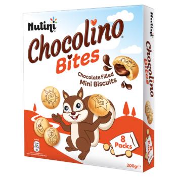 *new Nutini Chocolino Mini Biscuit Bites 8x25g