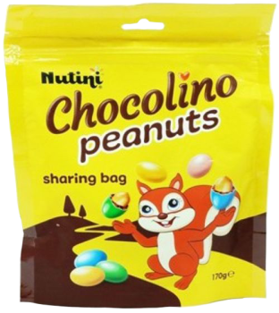 Nutini Chocolino Peanuts Bag 170g
