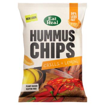 Eat Real Chilli + Lemon Hummus Chips 110g