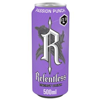Relentless Passion Punch Energy Drink 500ml PMP £1.19
