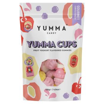 Yumma Candy Yumma Cups Fruit Yogurt Flavoured Gummies 138g