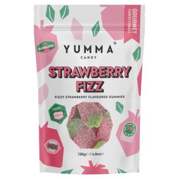 Yumma Candy Strawberry Fizz Flavoured Gummies 138g