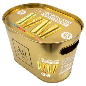 Au Vodka Pre-Mixed Cans Variety Ice Bucket 8 x 330ml