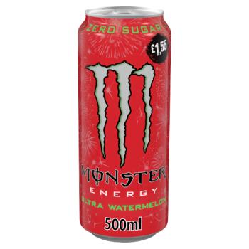 Monster Energy Drink Ultra Watermelon Zero Sugar 500ml PM £1.55