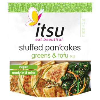 itsu Stuffed Pan'cakes Greens & Tofu 5 x 70g (350g)