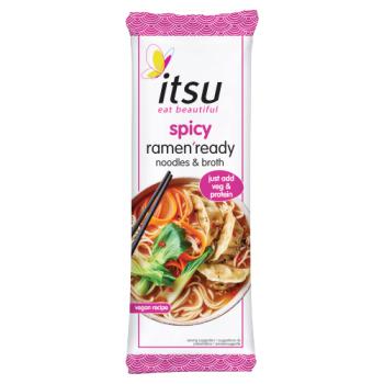 itsu Spicy Ramen Ready Noodles & Broth 86g