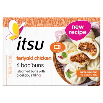 itsu 6 Teriyaki Chicken Bao'Buns 270g