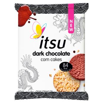 Itsu Dark Chocolate Corn Cakes 34g