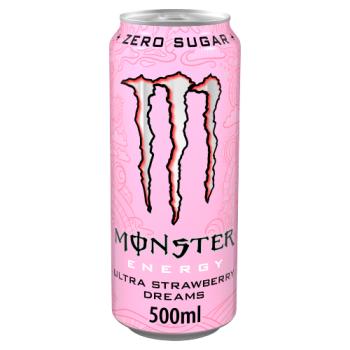 Monster Energy Drink Ultra Strawberry Dreams Zero Sugar 500ml