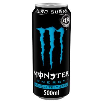 Monster Energy Drink Absolutely Zero Sugar 500ml PM £1.65