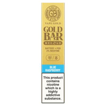Gold Bar Reload Blue Raspberry Vape Gold