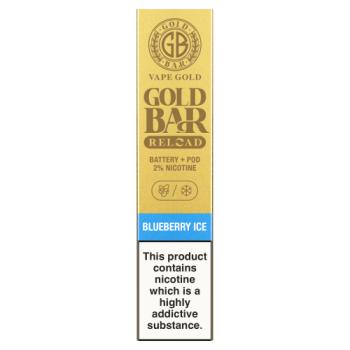 Gold Bar Reload Device Blueberry Ice