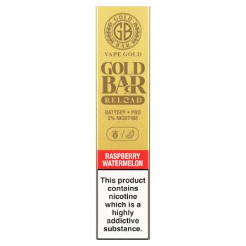 Gold Bar Reload 600 Raspberry Water