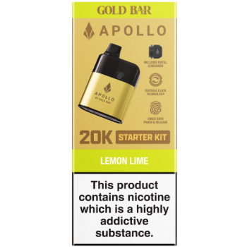Gold Bar Apollo 20K Starter Kit Lemon Lime 