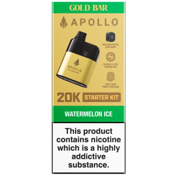 Gold Bar Apollo 20K Starter Kit Watermelon Ice