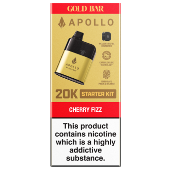 Gold Bar Apollo 20K Starter Kit Cherry Fizz 