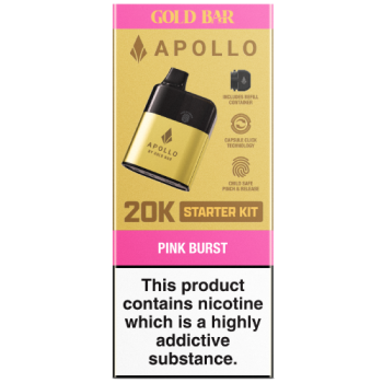 Gold Bar Apollo 20K Starter Kit Pink Burst