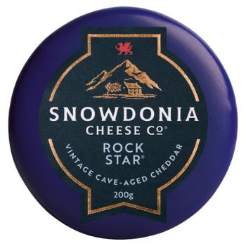Snowdonia Cheese Company Rock Star Vintage Cave-Aged Cheddar 200g