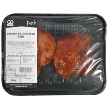 Go Local Smokey BBQ Chicken Fillet 300g PM £3.99 