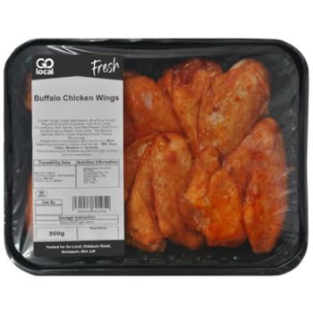 Go Local Buffalo Chicken Wings 300g PM £3.99 