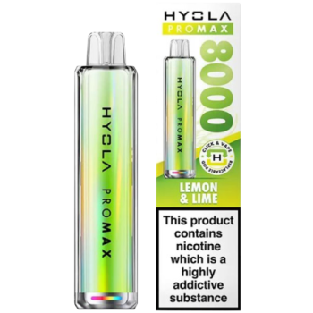 Hyola Pro Max 8000 Vape Lemon & Lime 