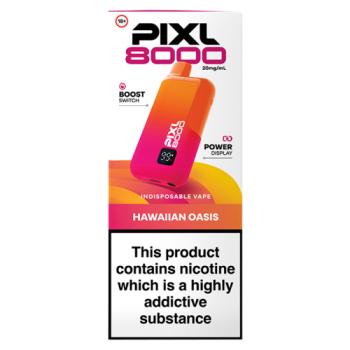 Pixl 8000 Hawaiian Oasis Indisposable Vape 20mg/ml