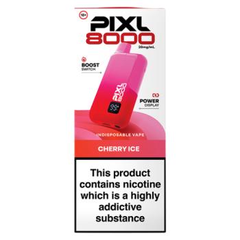 Pixl 8000 Cherry Ice Indisposable Vape 20mg/ml