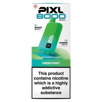 Pixl 8000 Fresh Mint Indisposable Vape