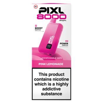 Pixl 8000 Pink Lemonade Indisposable Vape 20mg/ml