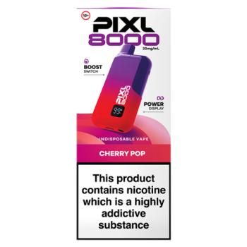 Pixl 8000 Cherry Pop Indisposable Vape 20mg/ml