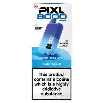 Pixl 8000 Blue Magic Indisposable Vape 20mg/ml