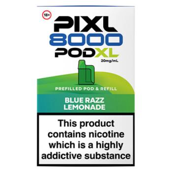 Pixl 8000 Pod XL Blue Razz Lemonade Prefilled Pod & Refill 20mg/ml
