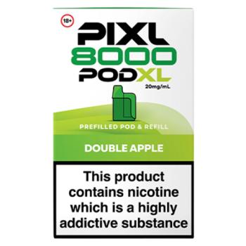 Pixl 8000 Pod XL Double Apple Prefilled Pod & Refill 20mg/ml