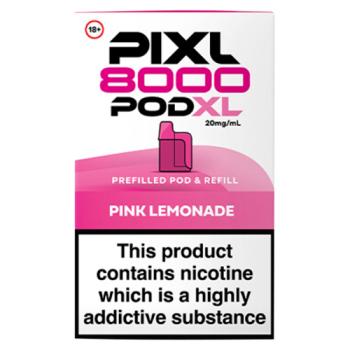 Pixl 8000 Pod XL Pink Lemonade Prefilled Pod & Refill 20mg/ml