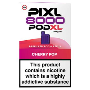 Pixl 8000 Pod XL Cherry Pop Prefilled Pod & Refill 20mg/ml