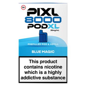 Pixl 8000 Pod XL Blue Magic Prefilled Pod & Refill 20mg/ml
