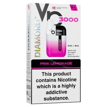 Vapes Bars Diamond 3000 Pink Lemonade 20mg/ml