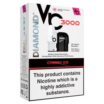 Vapes Bars Diamond 3000 Cherry Ice 20mg/ml