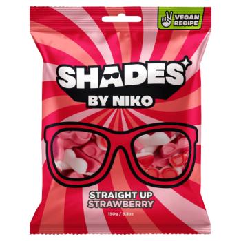 Shades by Niko Straight Up Strawberry Flavour Sweets 150g