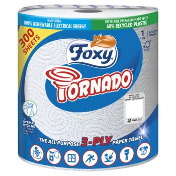 Foxy Tornado Kitchen Towel Roll