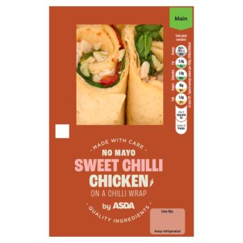 ASDA Sweet Chilli Chicken on a Chilli Wrap