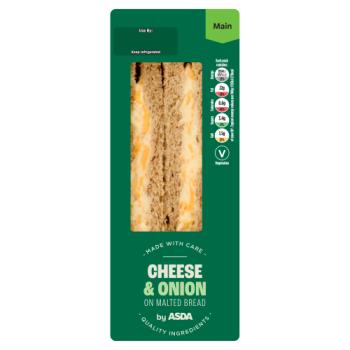 ASDA Cheese & Onion on Malted Bread