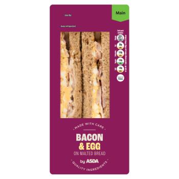 ASDA Bacon & Egg on Malted Bread